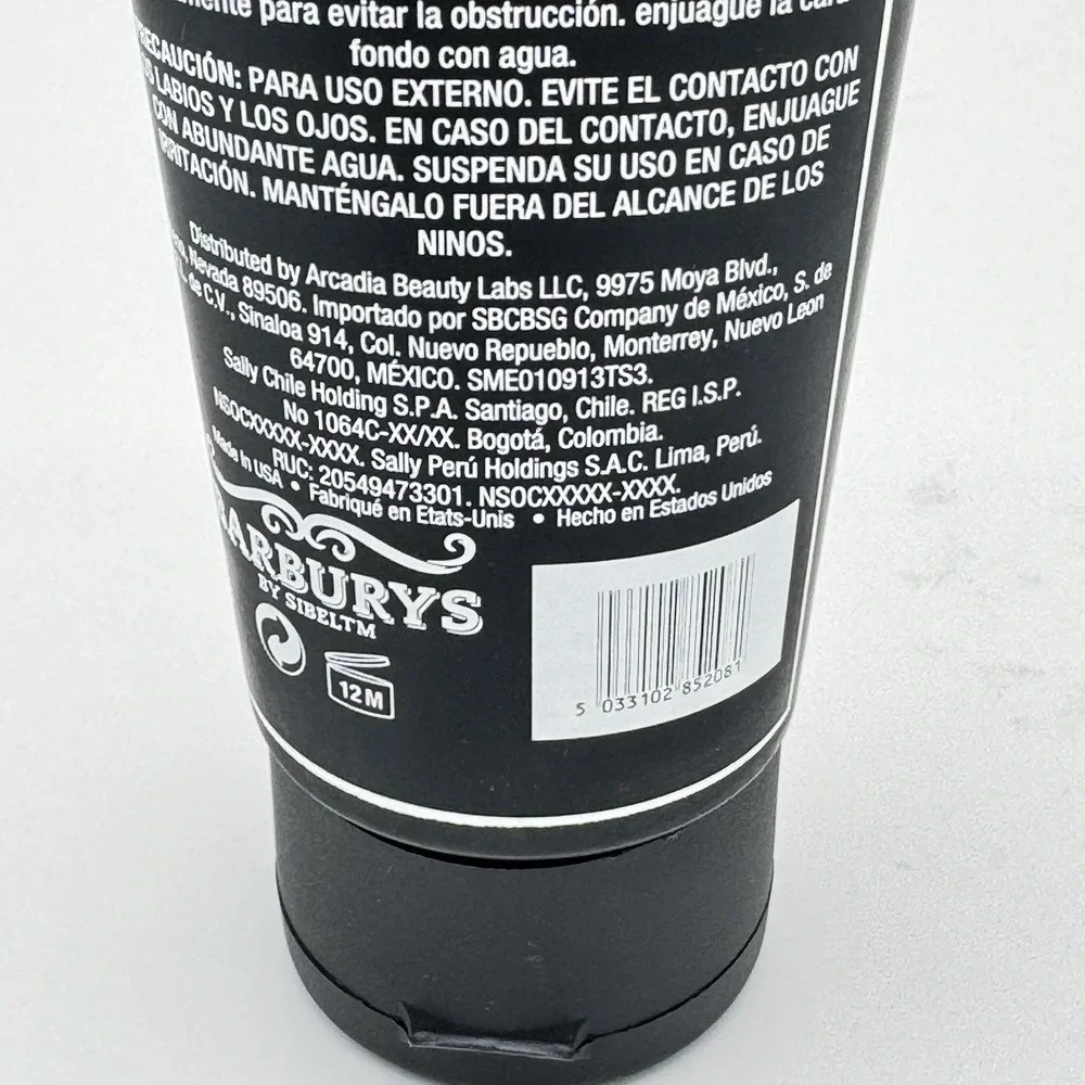 BARBURYS Transparent Shaving Gel By SIBEL 3.4 fl oz Shave Gel New